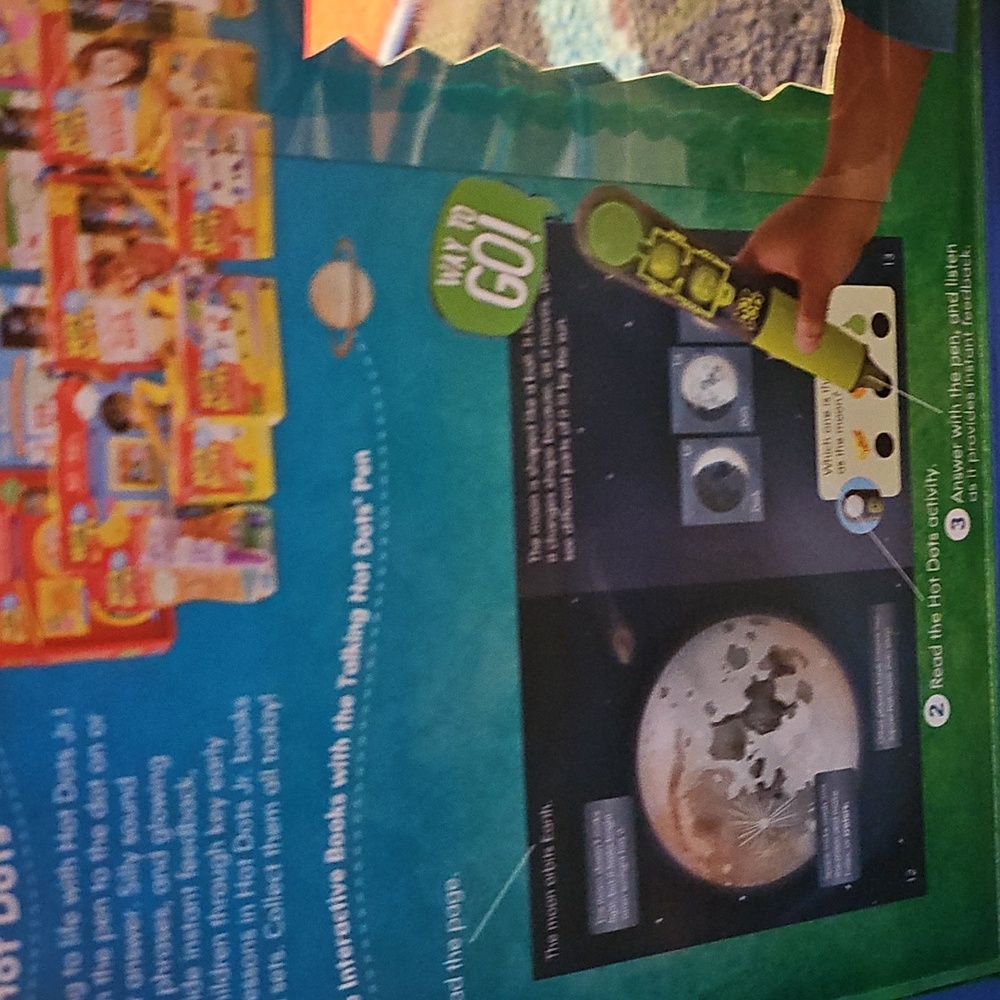 Hot Dots Jr. Interactive Learning Set - Stem Science Facts Dinos, Space, Sharks - Picture 4 of 5
